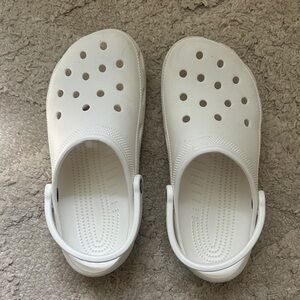 Women’s White Crocs